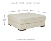 Lindyn - Oversized Accent Ottoman - R&R Furniture Gallery (Fountain Valley, CA)