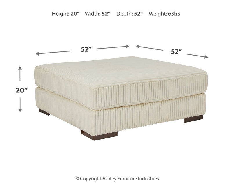 Lindyn - Oversized Accent Ottoman - R&R Furniture Gallery (Fountain Valley, CA)