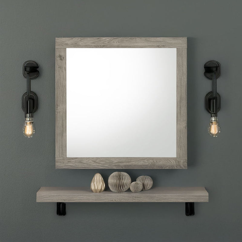 Mari - Mirror - Light Gray Finish - R&R Furniture Gallery (Fountain Valley, CA)