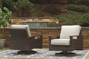 Paradise Trail - Swivel Lounge Chair (Set of 2) - Medium Brown - R&R Furniture Gallery (Fountain Valley, CA)