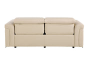 1126 - Top Grain Power Reclining Italian Leather Sofa - R&R Furniture Gallery (Fountain Valley, CA)