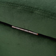 Noble House upholstered storage ottoman bench with soft fabric and hidden storage, ideal for living room or bedroom decor.