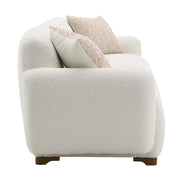 Darius - Sofa With 2 Pillows - Beige Boucle - R&R Furniture Gallery (Fountain Valley, CA)