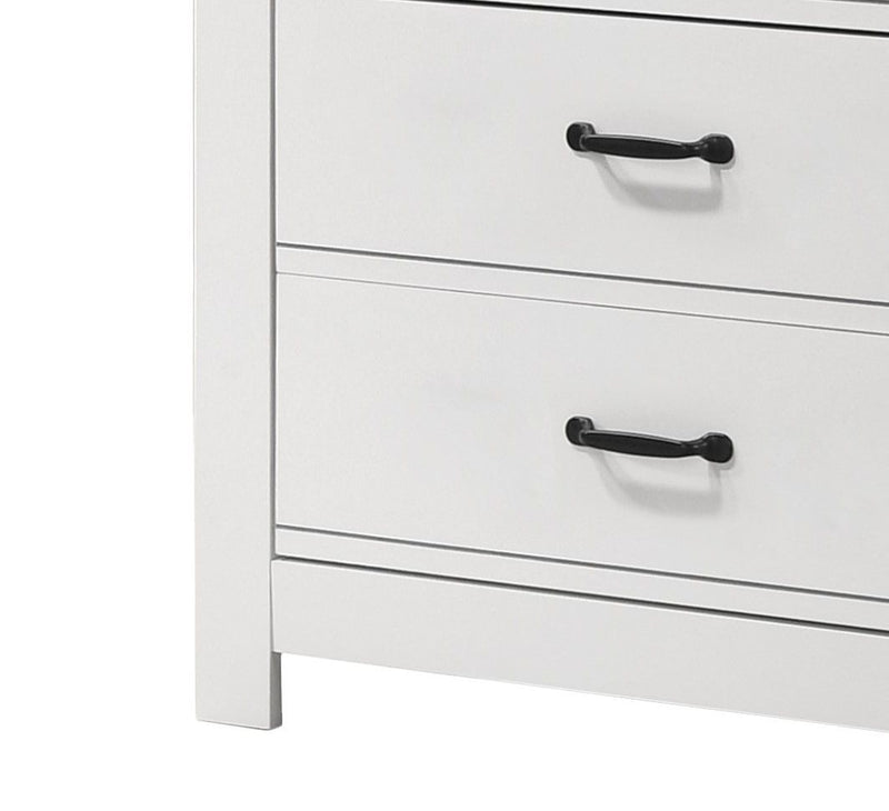 Cassini - 3 Piece Bedroom Set - White - R&R Furniture Gallery (Fountain Valley, CA)