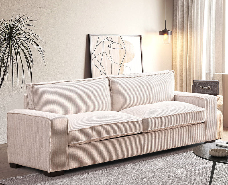 Luxe - Sofa With Sleek Design, Spacious And Comfortable 3 Seater Couch - R&R Furniture Gallery (Fountain Valley, CA)