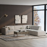 Rex - Handcrafted Sectional Sofa And Ottoman - R&R Furniture Gallery (Fountain Valley, CA)