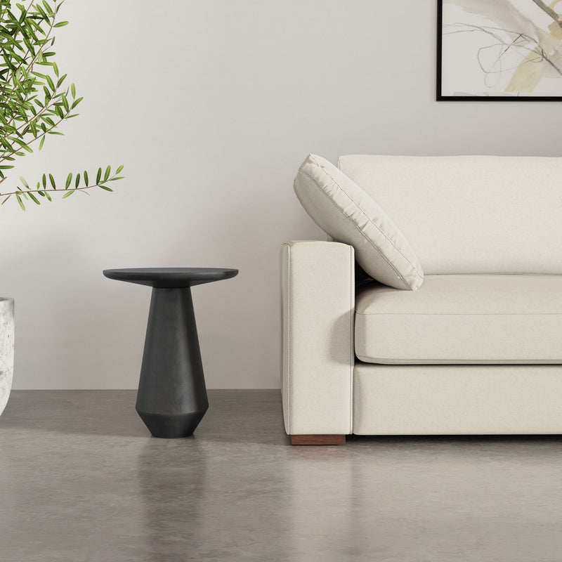 Gloria - Cast Aluminum Side Table - Black - R&R Furniture Gallery (Fountain Valley, CA)