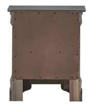 Glory Furniture Verona accent nightstand with a sleek wooden finish and single drawer, ideal for bedroom decor.