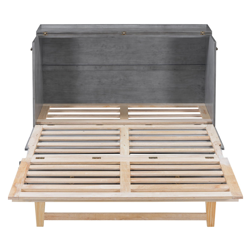 DreamHaus cabinet bed with large drawers, stylish design, and space-saving functionality in a modern bedroom setting.