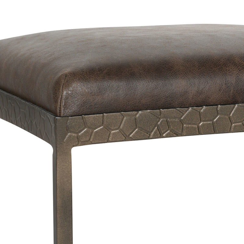 Bose - 26" Leather Counter Stool - R&R Furniture Gallery (Fountain Valley, CA)