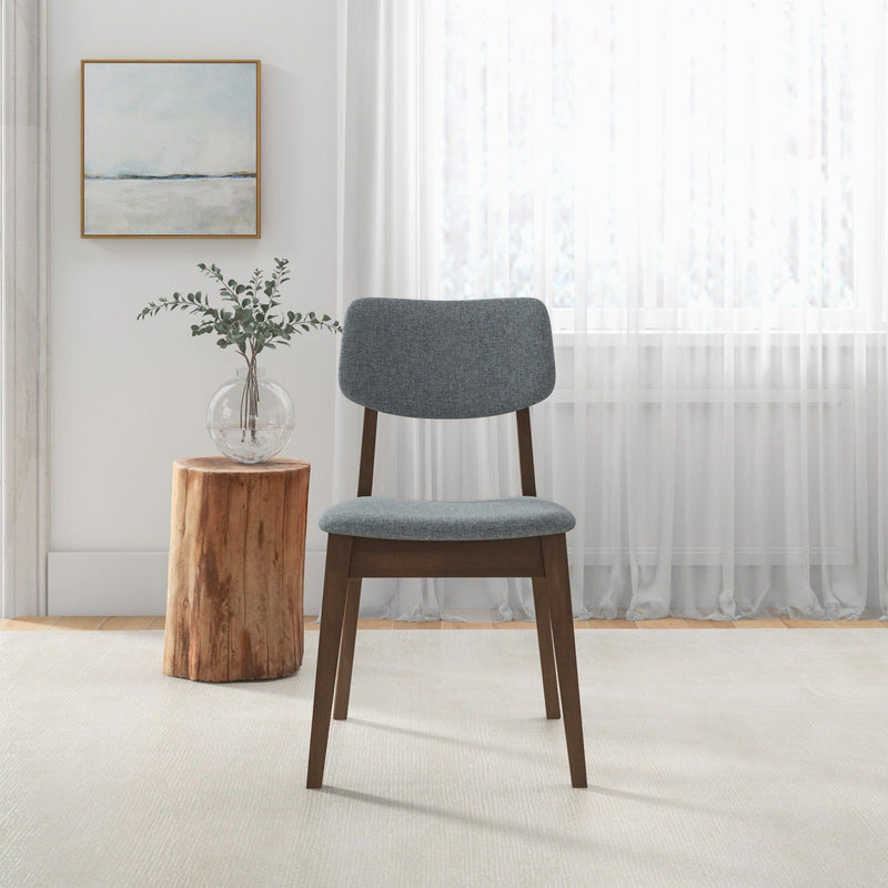 Carlos - Solid Back Side Chair (Set of 2) - R&R Furniture Gallery (Fountain Valley, CA)