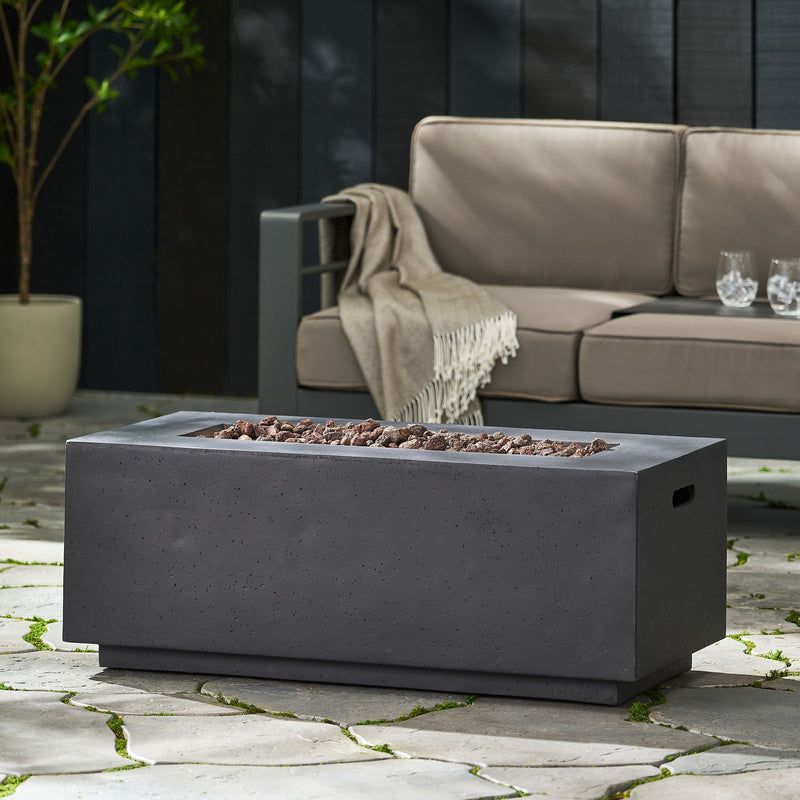 Contemporary Outdoor 40, 000 Btu Propane Fire Pit