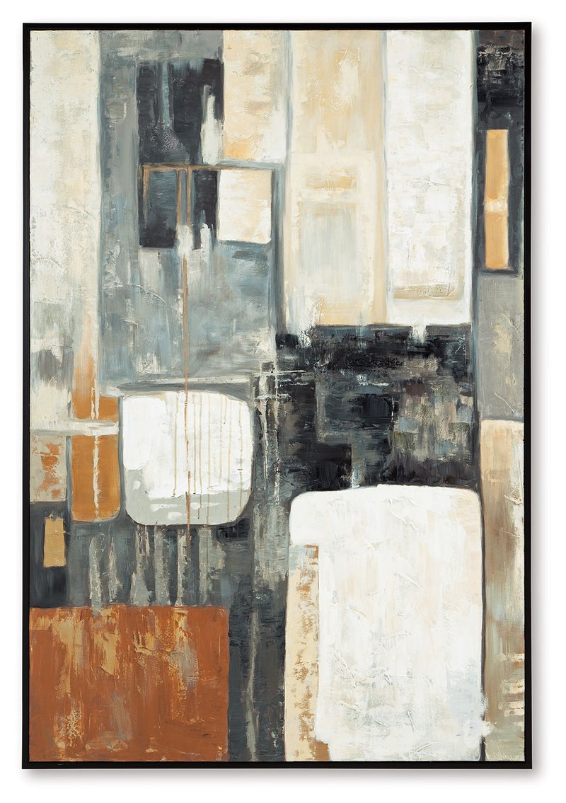 Howford - Wall Art - Brown / Black / Gray - R&R Furniture Gallery (Fountain Valley, CA)