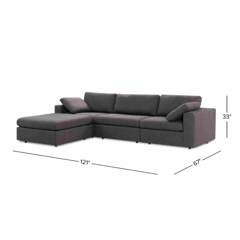 Cecilia - Modular Corner Sectional Modern Sofa - R&R Furniture Gallery (Fountain Valley, CA)