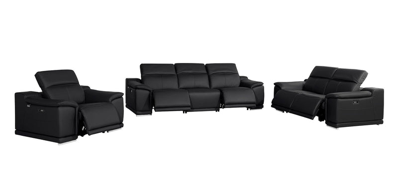 9762 - 6-Piece Modular Power Reclining Sofa, Loveseat And Chair Set With 5 Power Recliners In