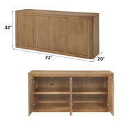Zoey - Server - Oak - R&R Furniture Gallery (Fountain Valley, CA)