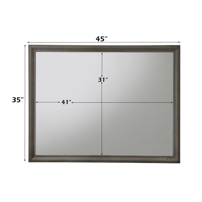 Carine II - Mirror - Gray - R&R Furniture Gallery (Fountain Valley, CA)