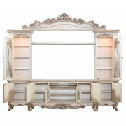 Gorsedd - Entertainment Center - Golden Ivory - R&R Furniture Gallery (Fountain Valley, CA)