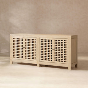 Alden - 4 Door Cabinet - White