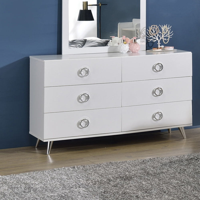 Perse - Dresser - White - R&R Furniture Gallery (Fountain Valley, CA)