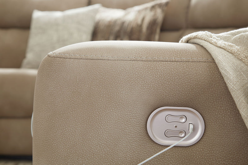 Next-Gen Durapella - Power Recliner With Adj Headrest - R&R Furniture Gallery (Fountain Valley, CA)