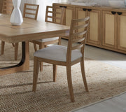 Escape - Console With Reversible Panel Doors - Glazed Natural Oak / Natural Cane - R&R Furniture Gallery (Fountain Valley, CA)