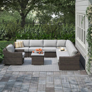 Stylish Sofa Seating Group With Cushions Perfect For Outdoor Gatherings - R&R Furniture Gallery (Fountain Valley, CA)
