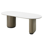 Clayten - Dining Table - Engineered Top & Light Oak - R&R Furniture Gallery (Fountain Valley, CA)