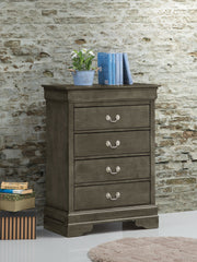 Elegant traditional style storage chest by Glory Furniture featuring ornate woodwork and classic accent chest design.