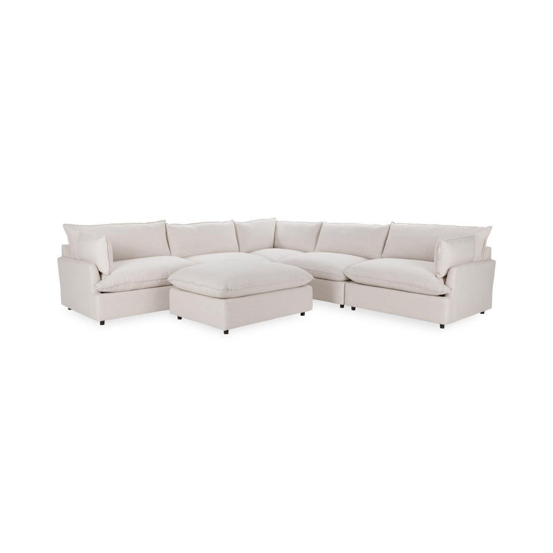 Caplan - 6 Piece Modular Sectional With Ottoman - R&R Furniture Gallery (Fountain Valley, CA)