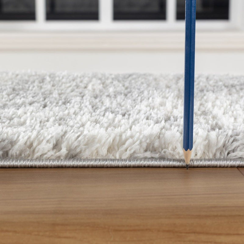 Loft Shag - 5' 3" X 7' Polypropylene, Shaggy Area Rug - Gray - R&R Furniture Gallery (Fountain Valley, CA)