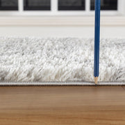 Loft Shag - 7'10" X 9'10" Polypropylene, Shaggy Area Rug - Gray - R&R Furniture Gallery (Fountain Valley, CA)