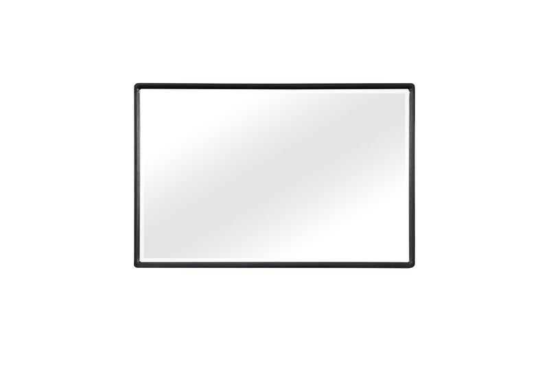 Rectangle Wood Mirror - Black - R&R Furniture Gallery (Fountain Valley, CA)