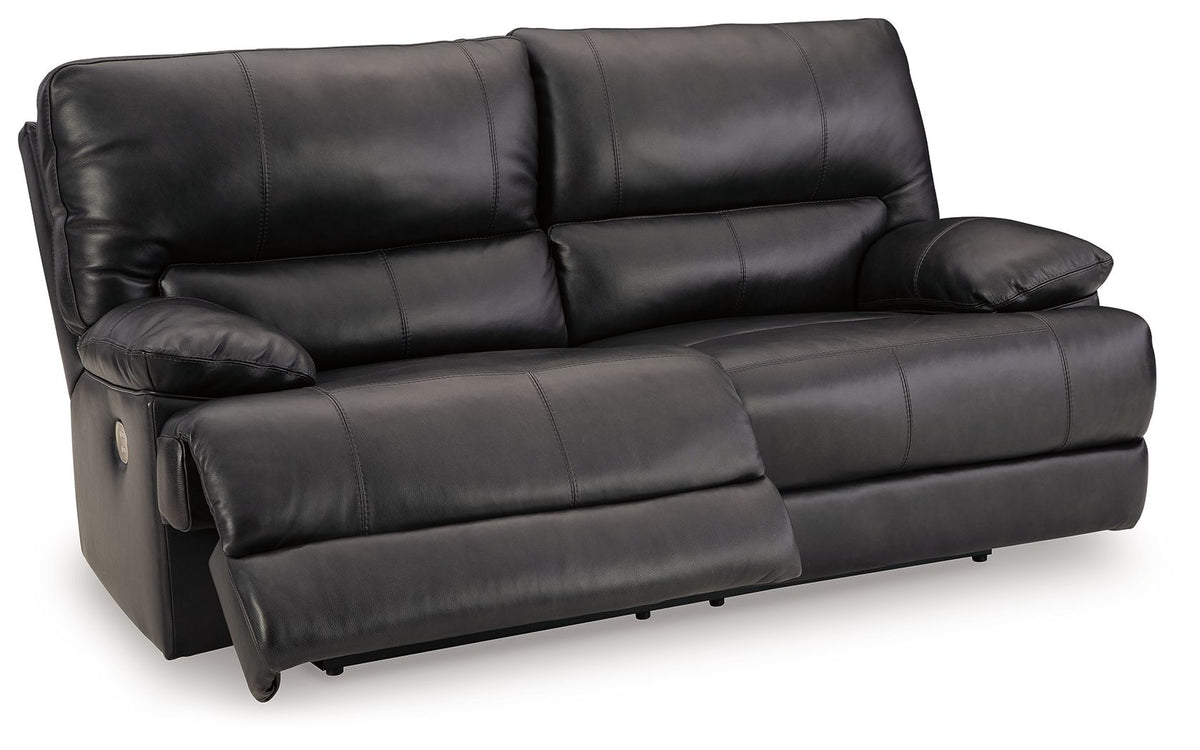 Mountainous - 2 Seat Power Reclining Sofa With Adj Headrest - Eclipse - R&R Furniture Gallery (Fountain Valley, CA)
