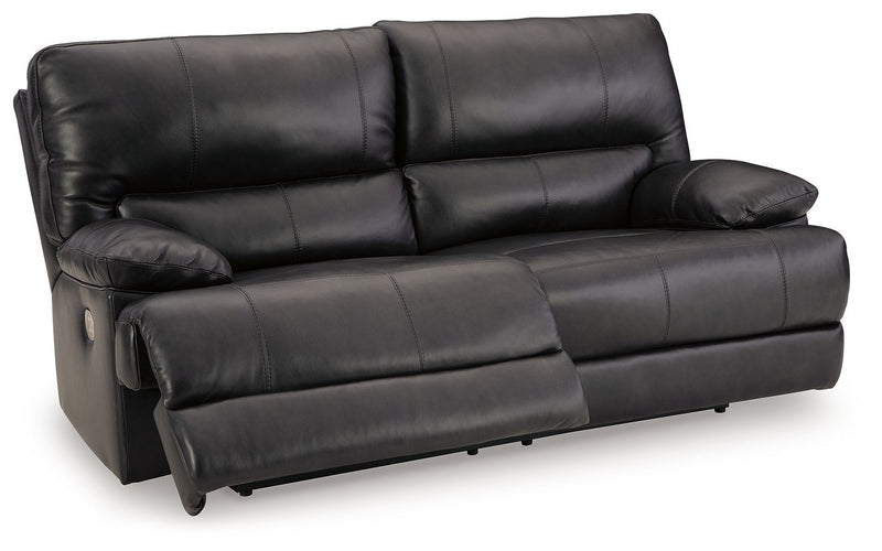 Mountainous - 2 Seat Power Reclining Sofa With Adj Headrest - Eclipse - R&R Furniture Gallery (Fountain Valley, CA)