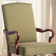 Delaney - Elegant Gooseneck Arm Chair With High Back - R&R Furniture Gallery (Fountain Valley, CA)