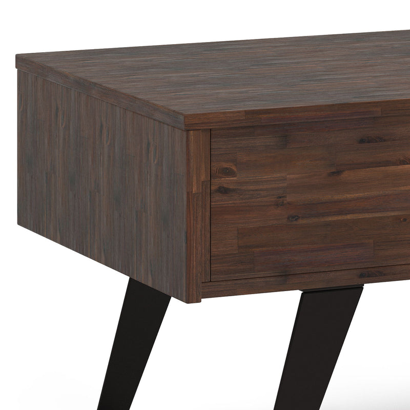 Lowry - Lift Top Coffee Table - Distressed Charcoal Brown - R&R Furniture Gallery (Fountain Valley, CA)