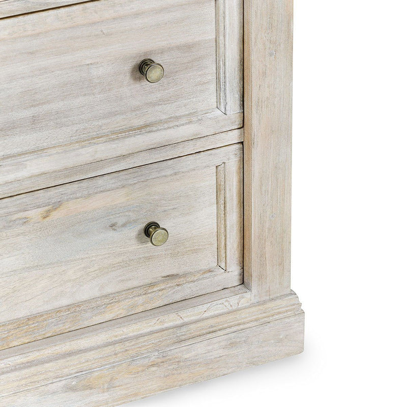 Adelaide - 6 Drawer Chest - Natural Cream Wash - R&R Furniture Gallery (Fountain Valley, CA)
