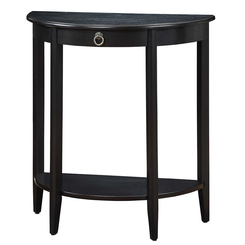 Justino II - Console Table - Black - R&R Furniture Gallery (Fountain Valley, CA)