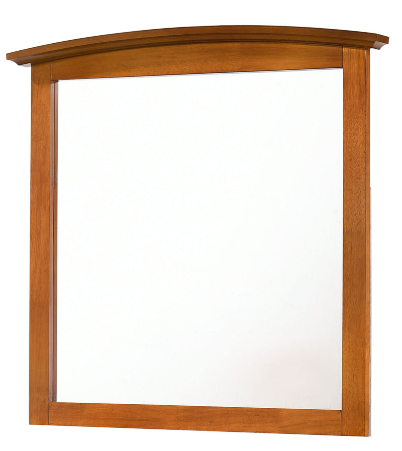 Elegant wall mirror by Glory Furniture with a sleek frame, perfect for stylish home decor and reflective wall accents.