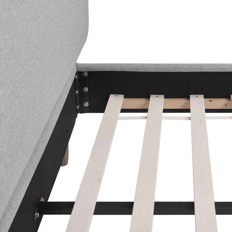 Diego - Low Upholstered Platform Bed - R&R Furniture Gallery (Fountain Valley, CA)