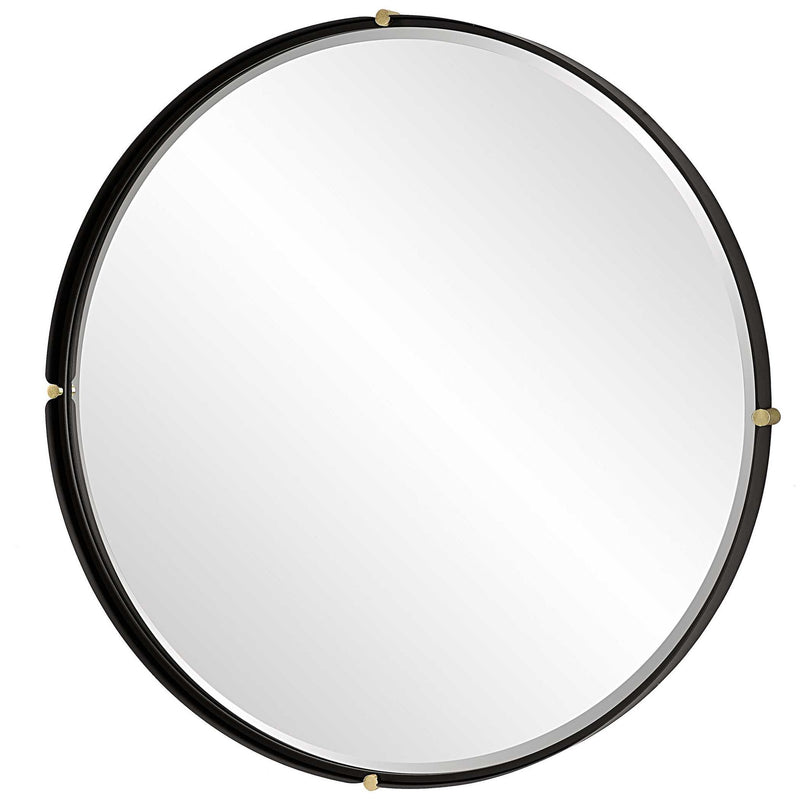 Bonded - Round Mirror - Black