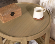 Devin - Solid Wood Round Table - R&R Furniture Gallery (Fountain Valley, CA)