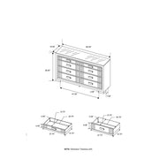 Isaiah - Dresser - R&R Furniture Gallery (Fountain Valley, CA)