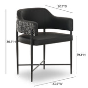 Sezanne - Vegan Leather 2-Tone Dining Chair - R&R Furniture Gallery (Fountain Valley, CA)