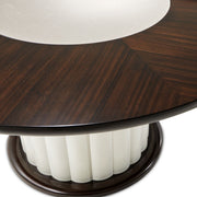 Paris Chic - Round Dining Table - R&R Furniture Gallery (Fountain Valley, CA)