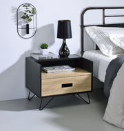 Melkree - Accent Table - Oak & Black - R&R Furniture Gallery (Fountain Valley, CA)