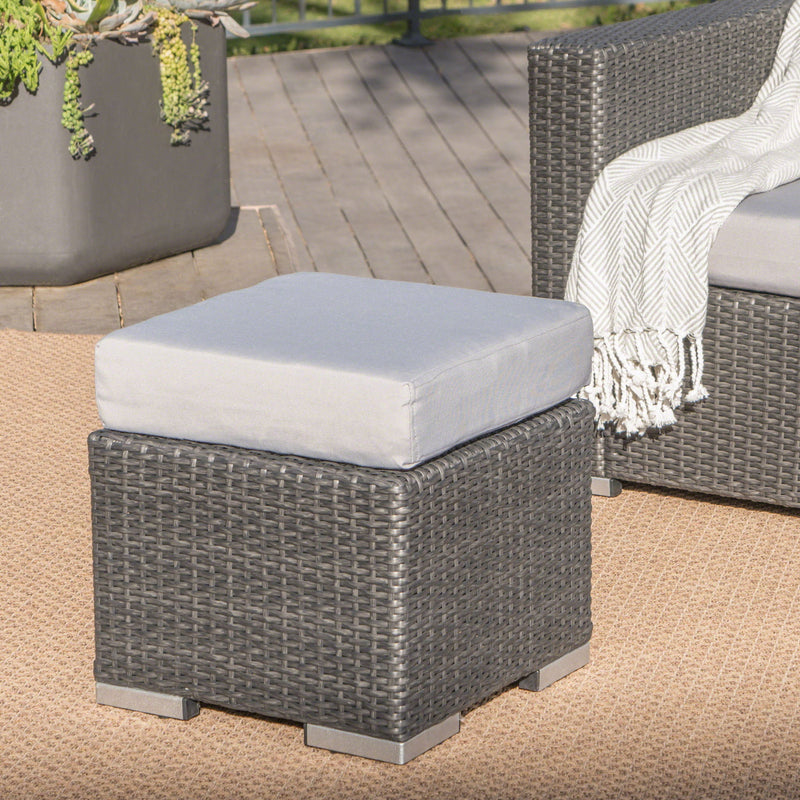 Santa Rosa - Outdoor Lounge Ottoman - R&R Furniture Gallery (Fountain Valley, CA)