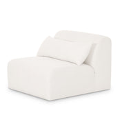 Tarra - Chenille Modular Armless Chair - Cream - R&R Furniture Gallery (Fountain Valley, CA)