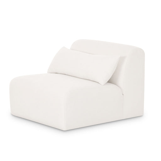Tarra - Chenille Modular Armless Chair - Cream - R&R Furniture Gallery (Fountain Valley, CA)
